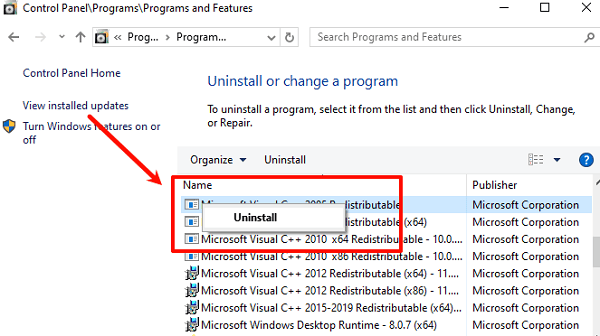 uninstall-recently-installed-software
