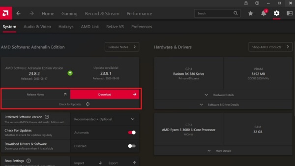 amd-check-for-updates