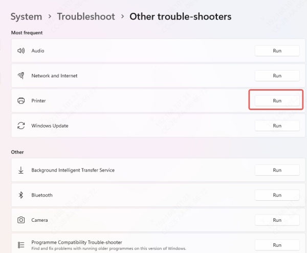 run-printer-troubleshooter