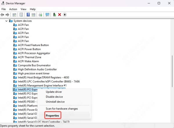 chipset-driver-properties