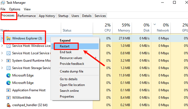restart-windows-explorer