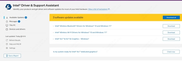 intel-assistant-auto-detect