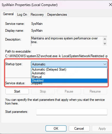set-sysmain-startup-type-to-disabled