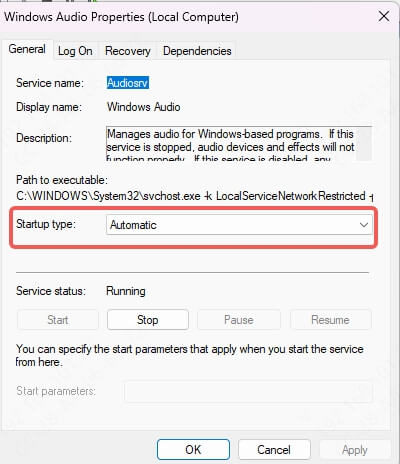 windows-audio-startup-type