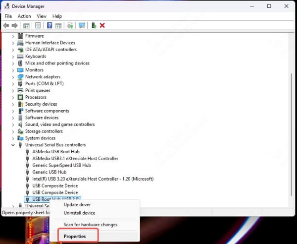 usb-rrot-hub-properties