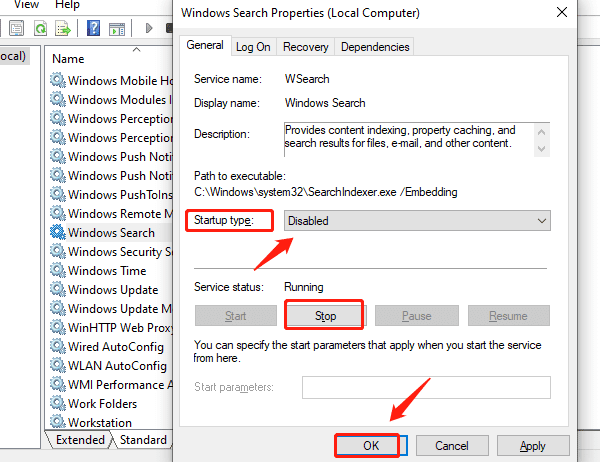 disable-the-indexing-service