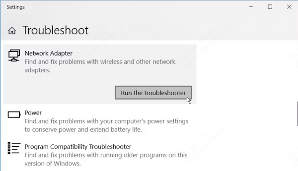 run-troubleshooter-for-network-adapter