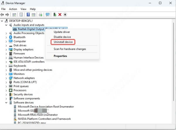 uninstall-output-device