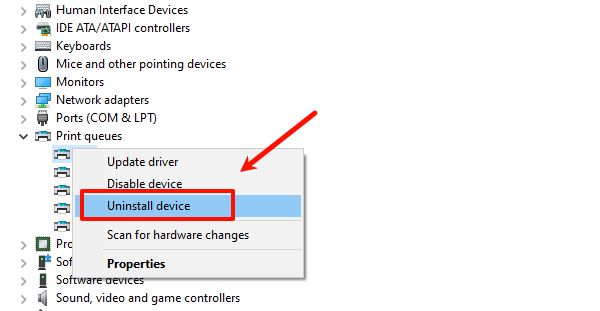 click-uninstall-device