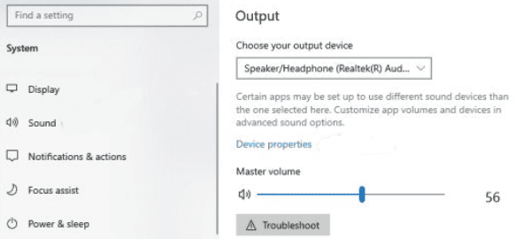 check-system-audio-settings