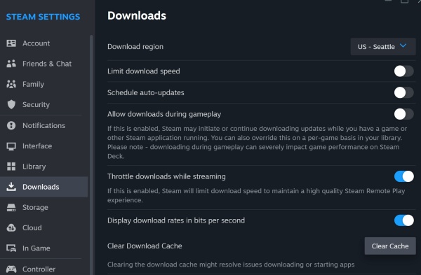clear-steam-dowload-cache
