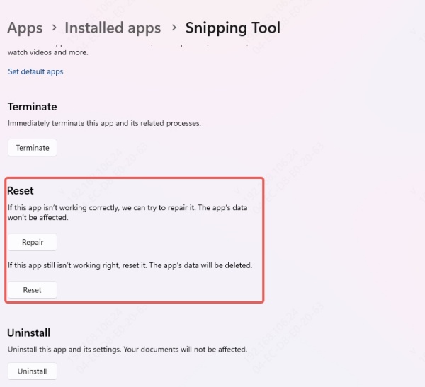 repair-or-reset-snipping-tool