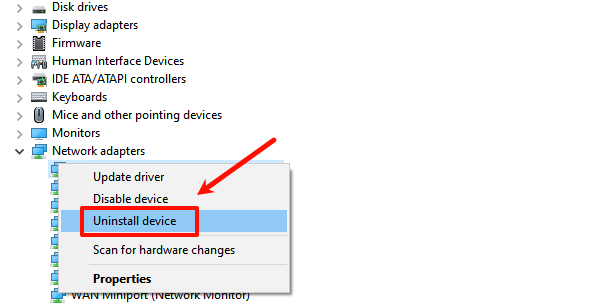 select-uninstall-device