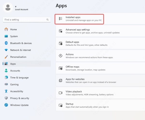installed-apps