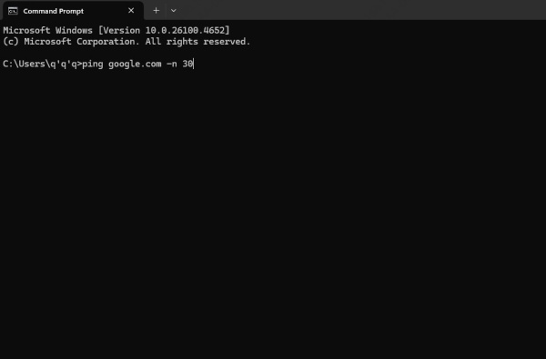 command-to-ping-servers