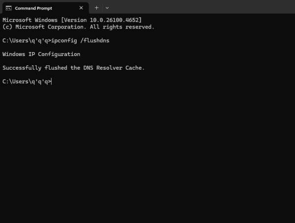 flush-dns-cache-successfully