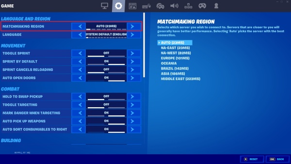 fortnite-change-server-region