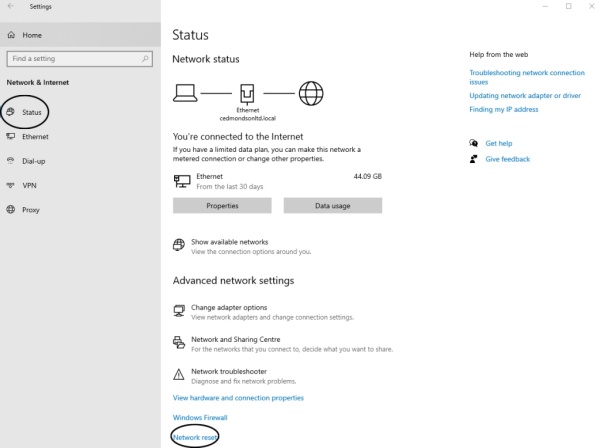 reset-network-windows-10