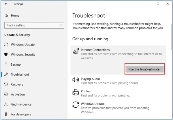 run-troubleshooter-for-internet-connection