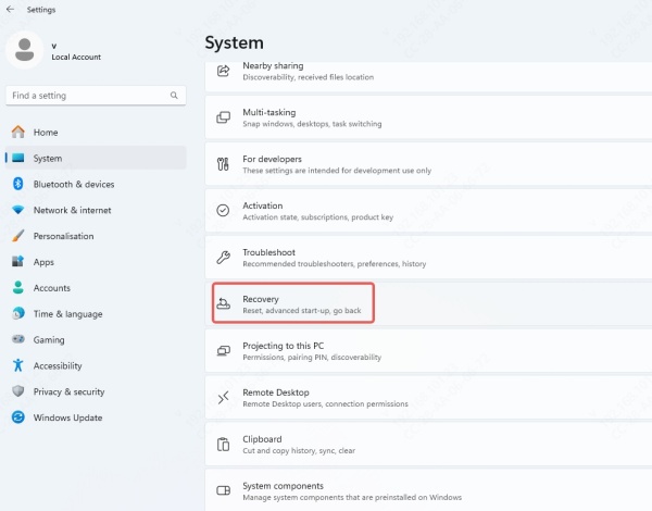 system-recovery-windows-11