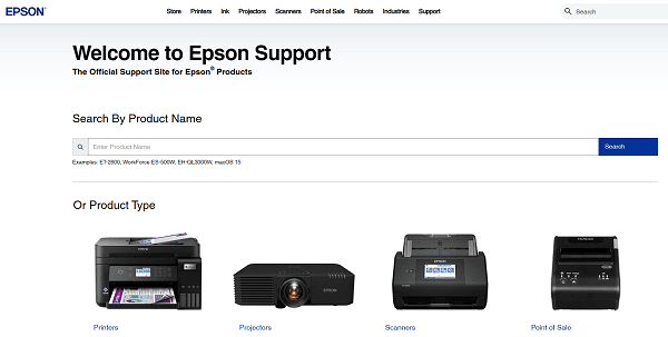 search-printer-model