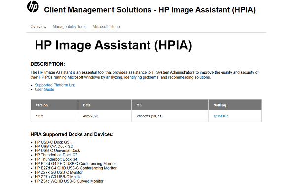 download-HP-Image-Assistant