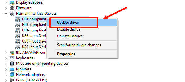 select-update-driver