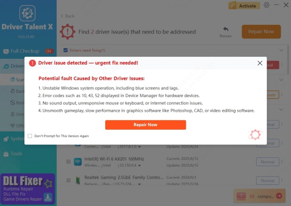 dtx-driver-fix