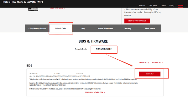 download-the-latest-BIOS-file