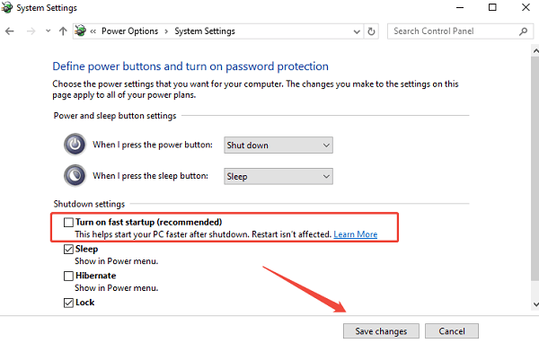 disable-fast-startup