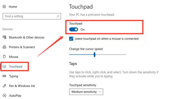 turn-on-touchpad
