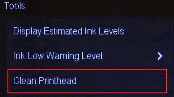 run-printhead-cleaning