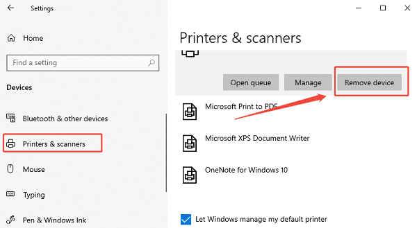 remove-printer