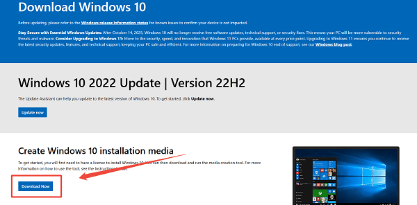 use-official-installation-media