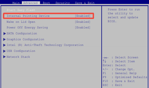 check-bios-touchpad-settings check-bios-touchpad-settings