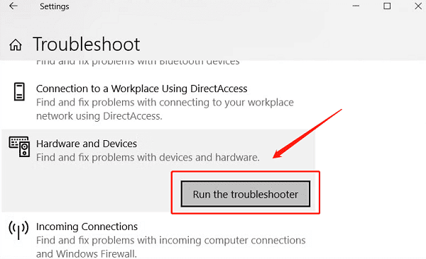 run-windows-hardware-troubleshooter run-windows-hardware-troubleshooter