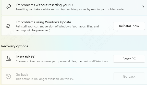 reset-windows