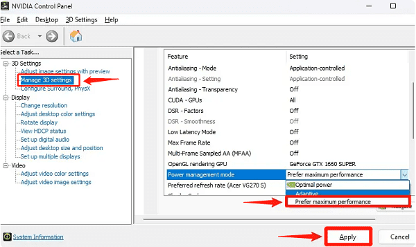 gpu-setting