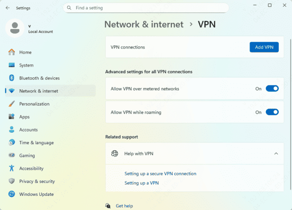vpn-setting