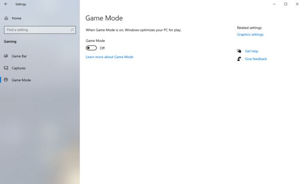 gaming-mode